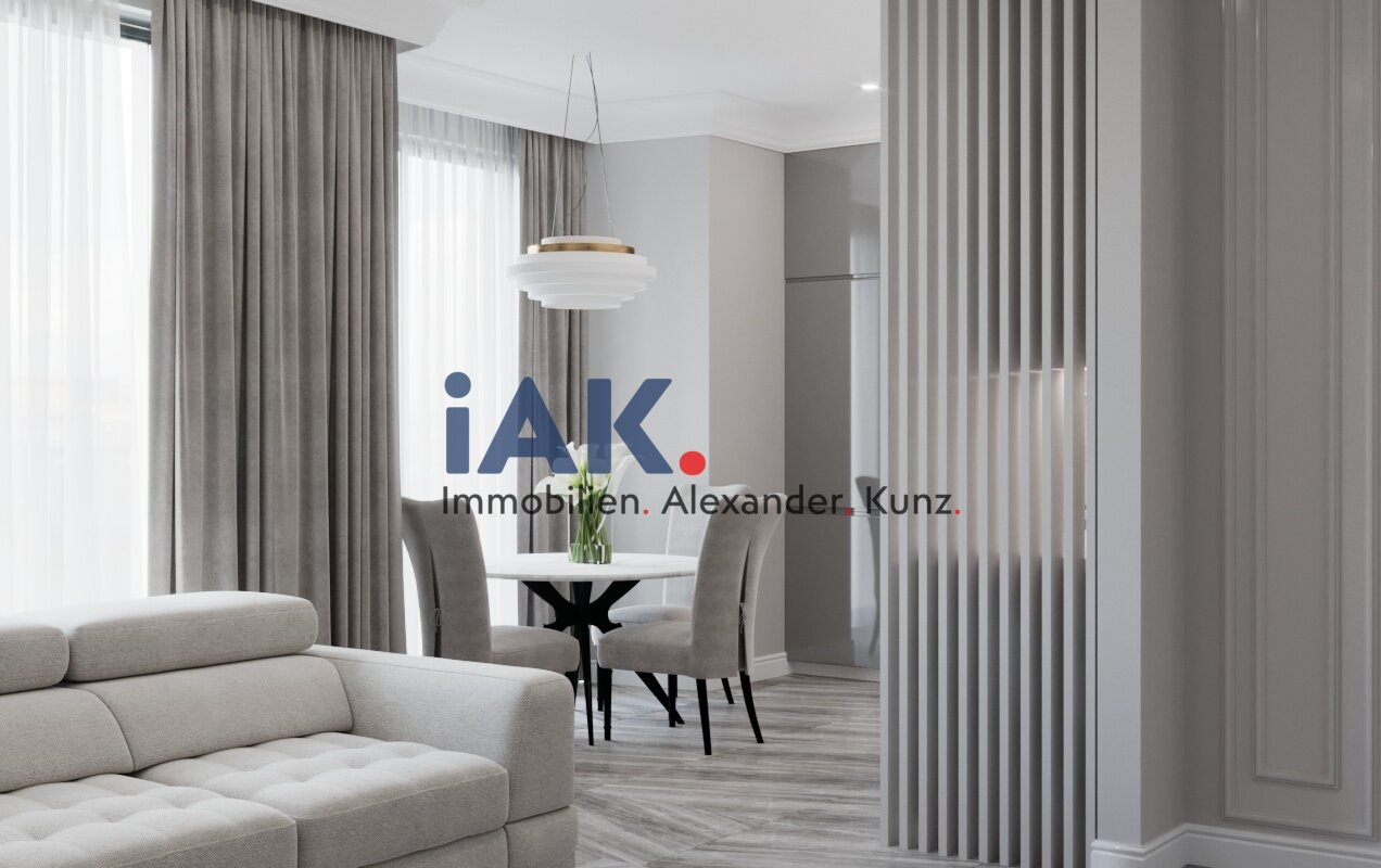 Helle 3-Zimmer-Wohnung im 2. OG-Großzügiger Grundriss mit Balkon