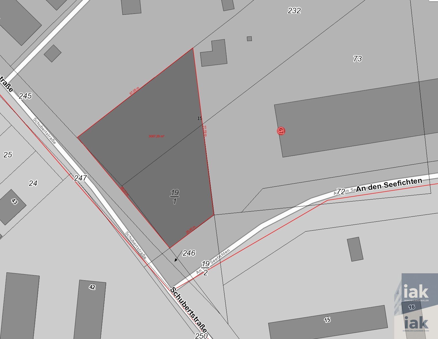 Grundriss-Lageplan Frankfurt(Oder)