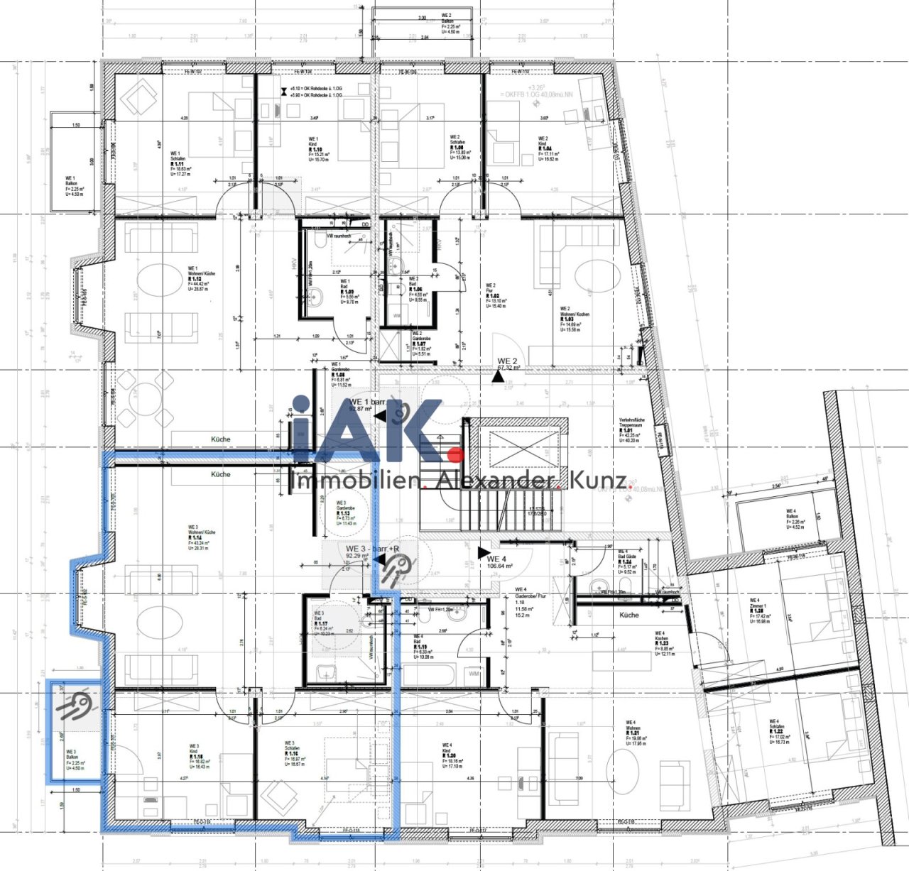 Grundriss WE3