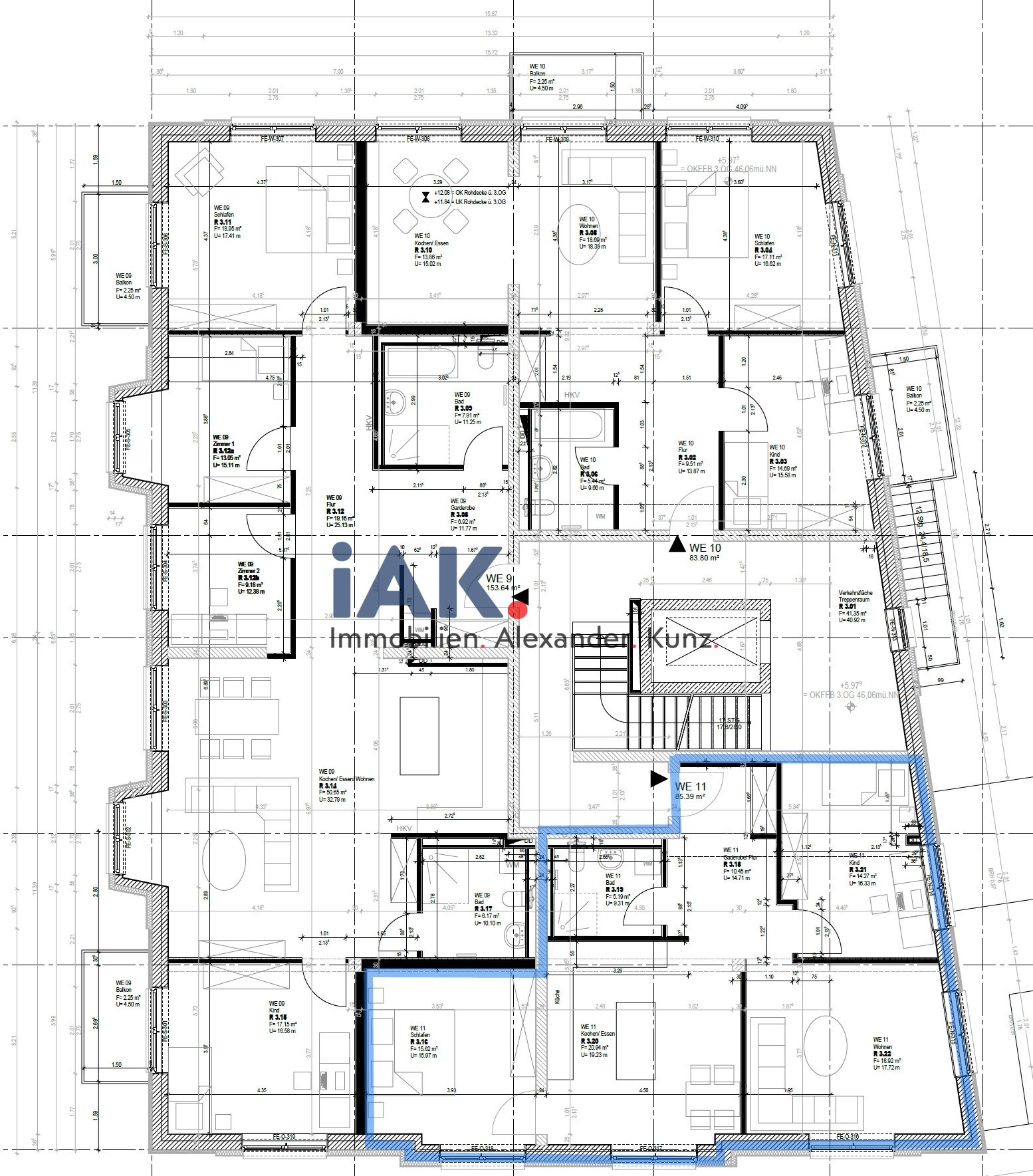 Grundriss WE11