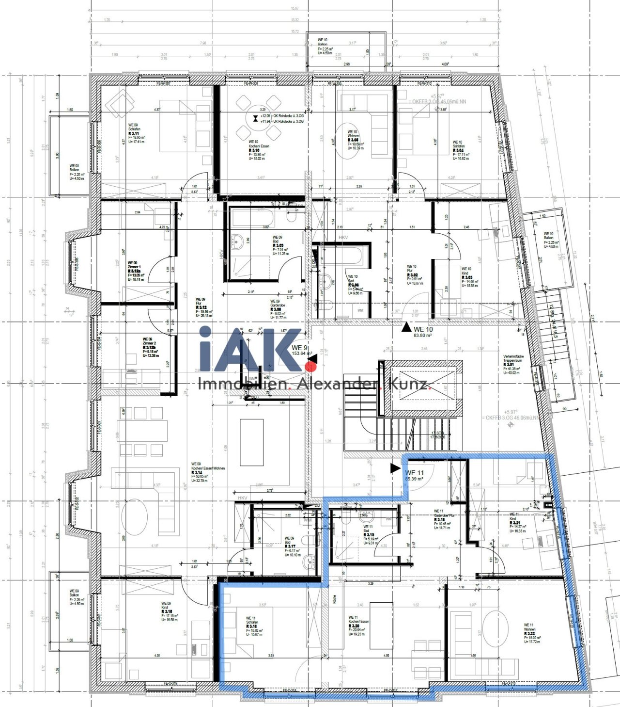 Grundriss WE11